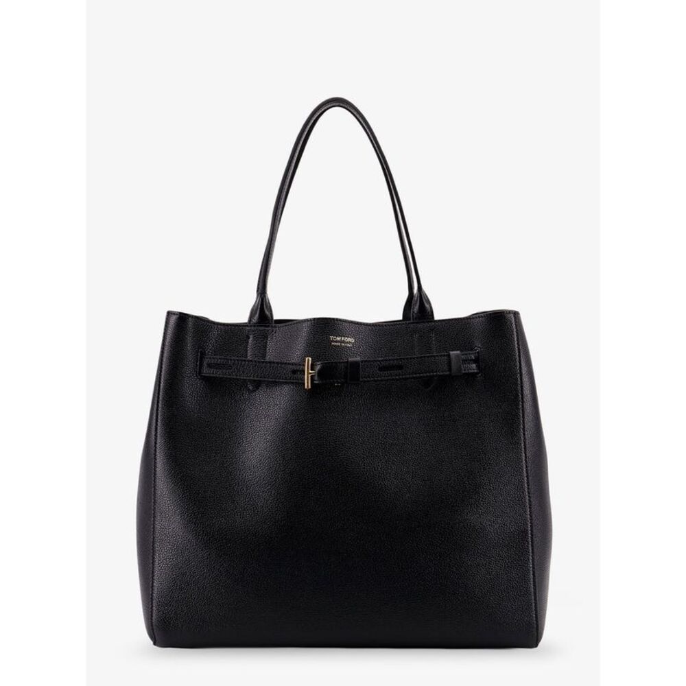 Tom Ford Women Leather Shoulder Bag With Logo